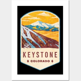 Keystone Colorado Ski Badge Posters and Art